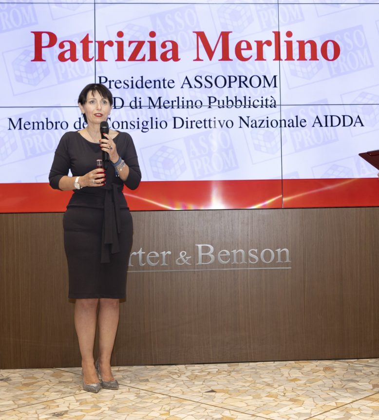 La Presidente di ASSOPROM, Patrizia Merlino